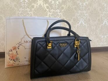 сумка женская большая брендовая: Классическая сумка, Турция, Материал: Искусственная кожа, Стеганая модель, Женские, Новый — 1