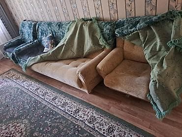 Мебельные гарнитуры: Комплект мягкой мебели, Б/у, Самовывоз — 2