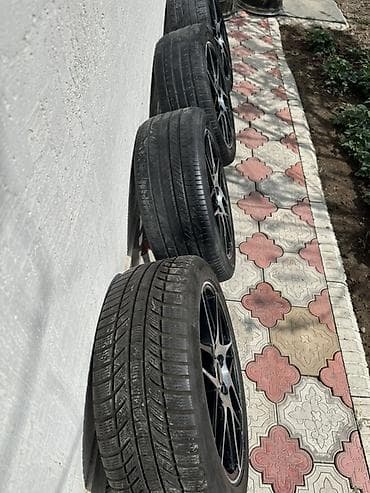 bbs 4 100: Колеса в сборе 235 / 45 / R 18, Лето, Б/у, Комплект, Легковые, Литые, отверстий - 5 — 5