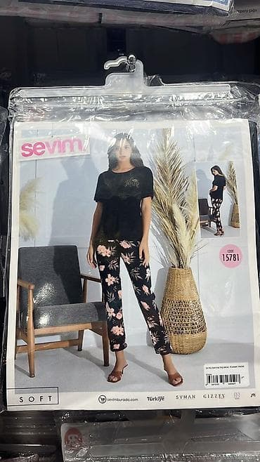 s: Домашняя одежда, Штаны, Вискоза, Турция, Лето — 7