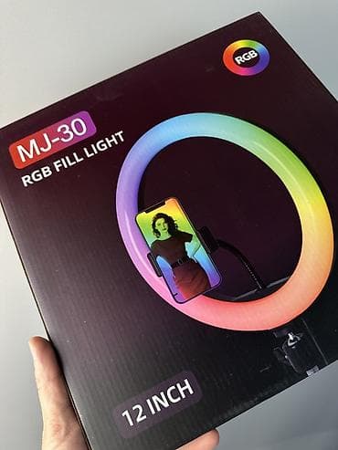 xcan cob 3: Кольцевая RGB-лампа MJ-30 / MJ-26 (RGB Fill Light) - Диаметр: 12 inch — 1