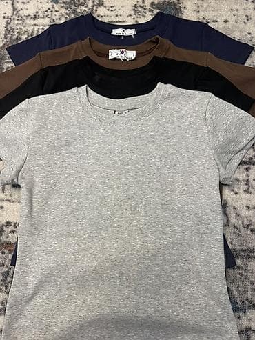 Скимс футболки - Классический круглый вырез, прямой крой - Плотный