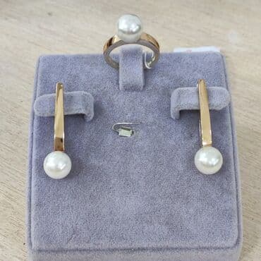 свадебные наборы ручной: Набор украшений, Проба 925, Женские, Новый — 1