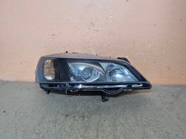 запчасти на опель зафира б: Передняя правая фара Opel 2002 г., Б/у, Оригинал, Германия — 1