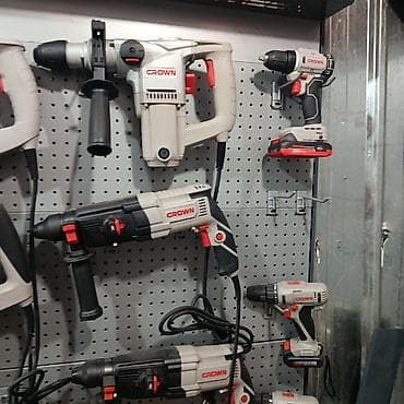 электроинструменты bosch: Перфораторы и шуруповёрты CROWN - Линейка электроинструмента для — 1