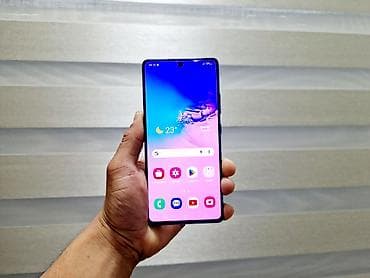 samsung с10: Samsung Galaxy S10 Lite, Б/у, 128 ГБ, цвет - Синий, 2 SIM — 4