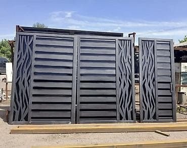 Фурнитура и комплектующие для ворот: Металлические, Механические, Другой бренд, Для частного дома, С калиткой, Оптом, Новый, Бесплатная установка — 7