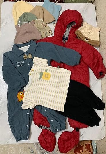 Комплект, цвет - Красный at lalafo.kg Комплект, цвет - Красный