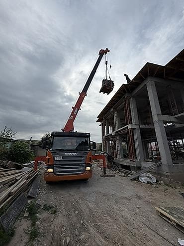 full construction: Услуги манипулятора (кран-борта) - Бортовой автомобиль с — 1
