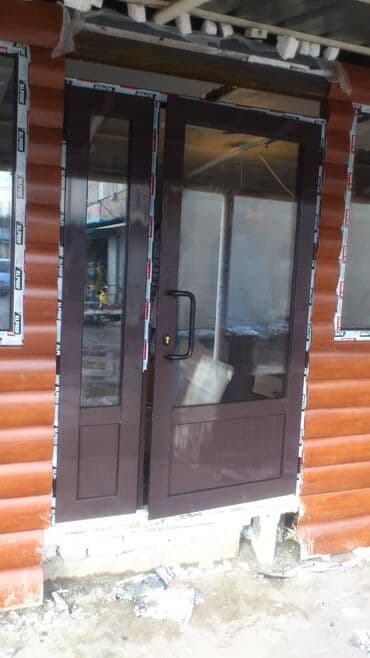 стеклянные межкомнатные перегородки: Алюминиевые двери термо серии перегородки с дверьми офисные. Термо — 2