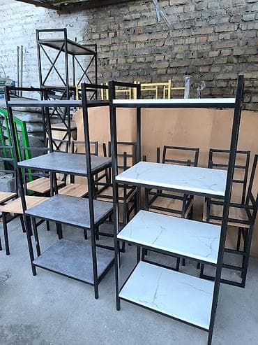 навесные полки: Металлические стеллажи в наличии и на заказ собственное производство — 1