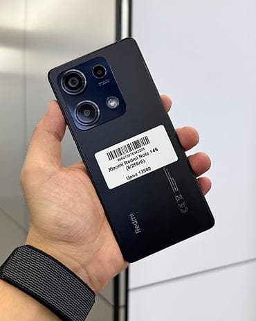 Redmi, Redmi Note 14, Б/у, 256 ГБ, цвет - Черный, В рассрочку, 2 SIM