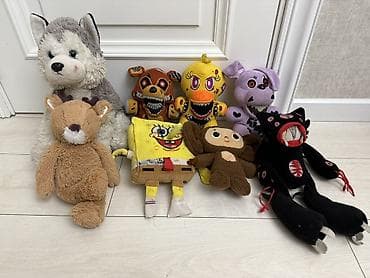 мягкие игрушки бу: Набор мягких игрушек

Состав набора (9 шт.) — 1