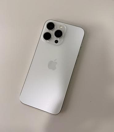 iphone 16 mini: IPhone 15 Pro Max, Б/у, 256 ГБ, Серебристый, Защитное стекло, Чехол, Коробка, 86 % — 1