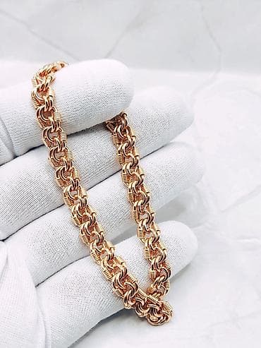 Золото 585 проба Плетение Королевский Бисмарк Золото 585° проба