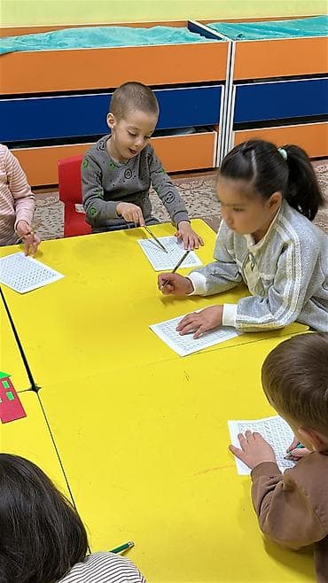 Детский образовательный центр для дошкольников - Развивающие занятия at lalafo.kg Детский образовательный центр для дошкольников - Развивающие занятия