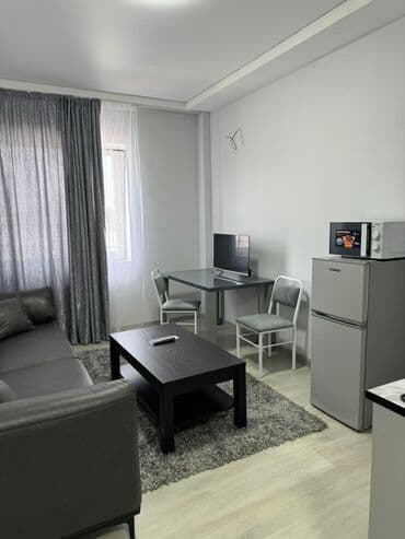 квартира ош аренда на месяц: 2 комнаты, Агентство недвижимости, Без подселения, С мебелью полностью — 1