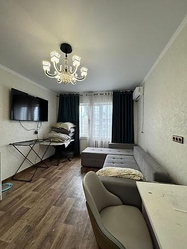 Квартиры: 1 комната, 33 м², Аламедин-1 мкр 105 серия, 9 этаж — 2