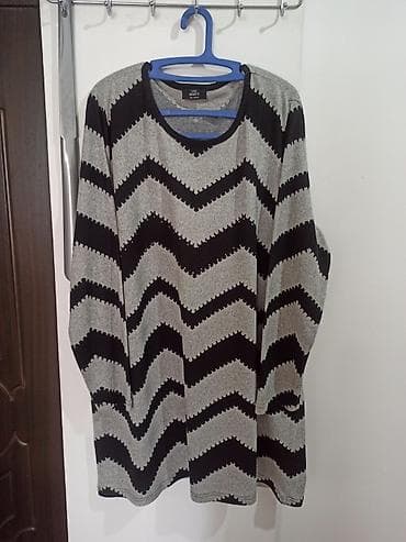 pull and beer: Лонгслив, цвет - Серый, 4XL — 1