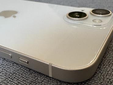 rey ben: IPhone 14 Plus, Б/у, 128 ГБ, Белый, Зарядное устройство, Защитное стекло, Чехол, 83 % — 4