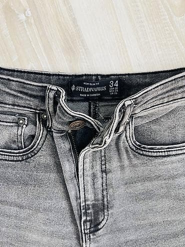 товары фирмы amway: Джинсы, Скинни, Stradivarius, Высокая талия, Стрейч, XS, S — 3
