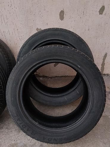 17: Комплект шин 225/55 R17 (4 шт.) Toyo + Kenda, хорошее состояние Продам — 2