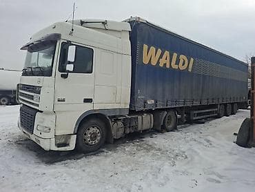 bmw x5: Тягач, DAF, 2004 г., Тентованный — 3