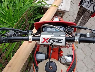 мото багаж: Эндуро-мотоцикл Хингузин KTM рама ка 10 коробка 6 ступка водянка — 5