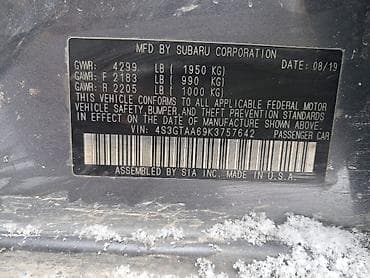 subaru legacy крыло: Subaru Impreza: 2019 г., 2 л, Вариатор, Бензин, Хэтчбэк — 4