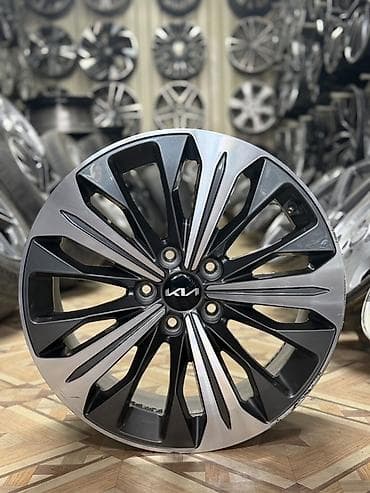 Литые Диски R 18 Kia, Комплект, отверстий - 5, Б/у at lalafo.kg Литые Диски R 18 Kia, Комплект, отверстий - 5, Б/у