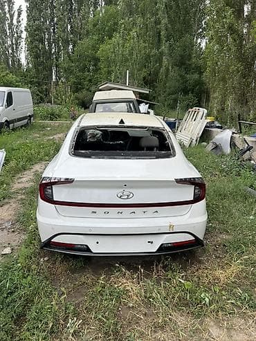 Hyundai Sonata, 2020 г. VIN: KMHL341DBLA091890 - Кузов: седан, белый — 2