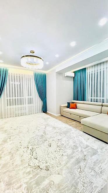 квартира в районе пишпек: 3 комнаты, 83 м², Элитка, 9 этаж, Дизайнерский ремонт — 8
