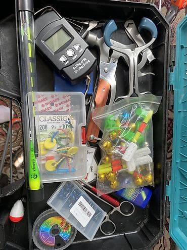 карповый набор: Комплект рыболовных снастей и аксессуаров Состав набора: - Удилища — 4