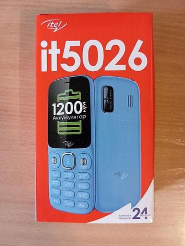 itel a48: Кнопочный телефон itel it5026 (цвет: зелёный) Основные — 1