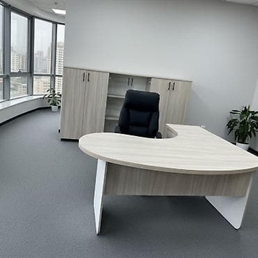 стол письменный детский: Комплект офисной мебели, Новый, В рассрочку, ДСП, Бесплатная доставка, цвет - Белый — 3