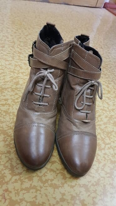 фирменная обувь из италии: Ботильоны кожаные, еврозима. Очень удобная колодка — 1