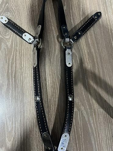 Аквариумы: Упряжь/амуниция для лошади (набор элементов) - Материал: кожа с — 3