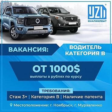 север работа вахта: Требуется Водитель-экспедитор, 3-5 лет опыта, Питание — 1