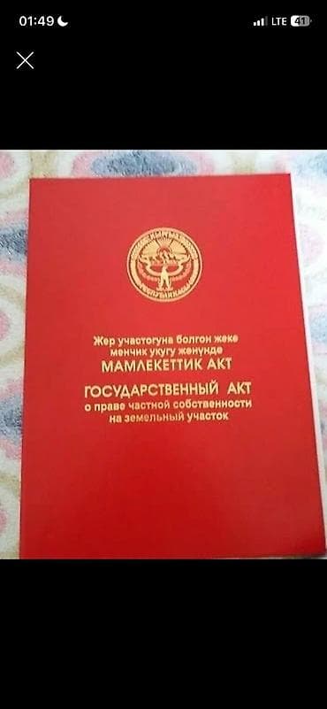 Жер тилкелери: 4 соток, Бизнес үчүн, Кызыл китеп — 1