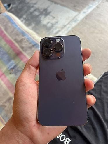IPhone 14 Pro, Б/у, 256 ГБ, Deep Purple, Чехол, 83 % at lalafo.kg IPhone 14 Pro, Б/у, 256 ГБ, Deep Purple, Чехол, 83 %