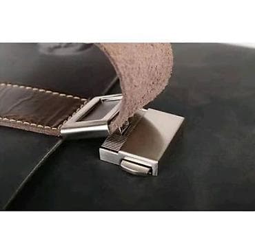 samsung fold2: Классическая сумка, Материал: Натуральная кожа, Регулируемый ремень, Мужские, Новый — 5