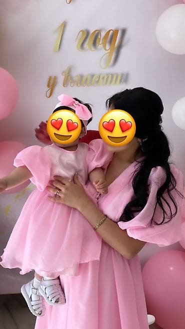 вечерне платье: Продаются платья Мама-дочь😍 Сшиты на заказ размер платья мамы s — 2