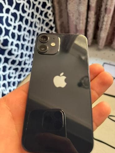 IPhone 12 mini, Б/у, 128 ГБ, Черный, 78 % at lalafo.kg IPhone 12 mini, Б/у, 128 ГБ, Черный, 78 %