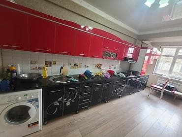 деревянная кухонная мебель: Кухонный гарнитур, цвет - Коричневый, Дерево — 1