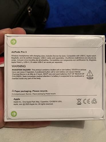 Наушник: Зымсыз вакуумдук кулакчындар, Apple, AirPods Pro, Жаңы — 2