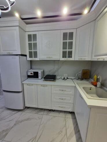 суточный дом в бишкеке: 1 комната, Душевая кабина, Постельное белье, Кондиционер — 13