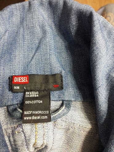 сумки дизель: Крутейшая джинсовка от Diesel (оригинал, вся фурнитура брендирована) — 6