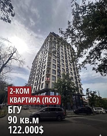 2025: 2 комнаты, 90 м², Элитка, 7 этаж, ПСО (под самоотделку) — 1