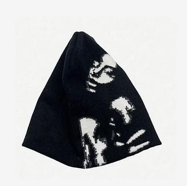 Шапки: Шапка, Бини, Акрил, Зима, Вязаная модель — 1