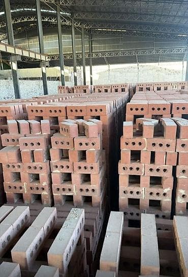 Пустотелый, дырчатый, Жженый кирпич, Полублок, 250×120×90